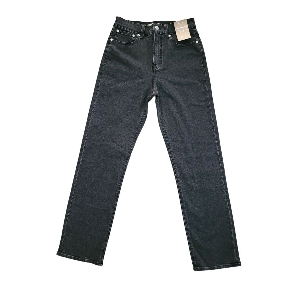NWT Madewell The 90s Straight Jean Womens 26 Belmere Wash High Rise Denim - Picture 1 of 10